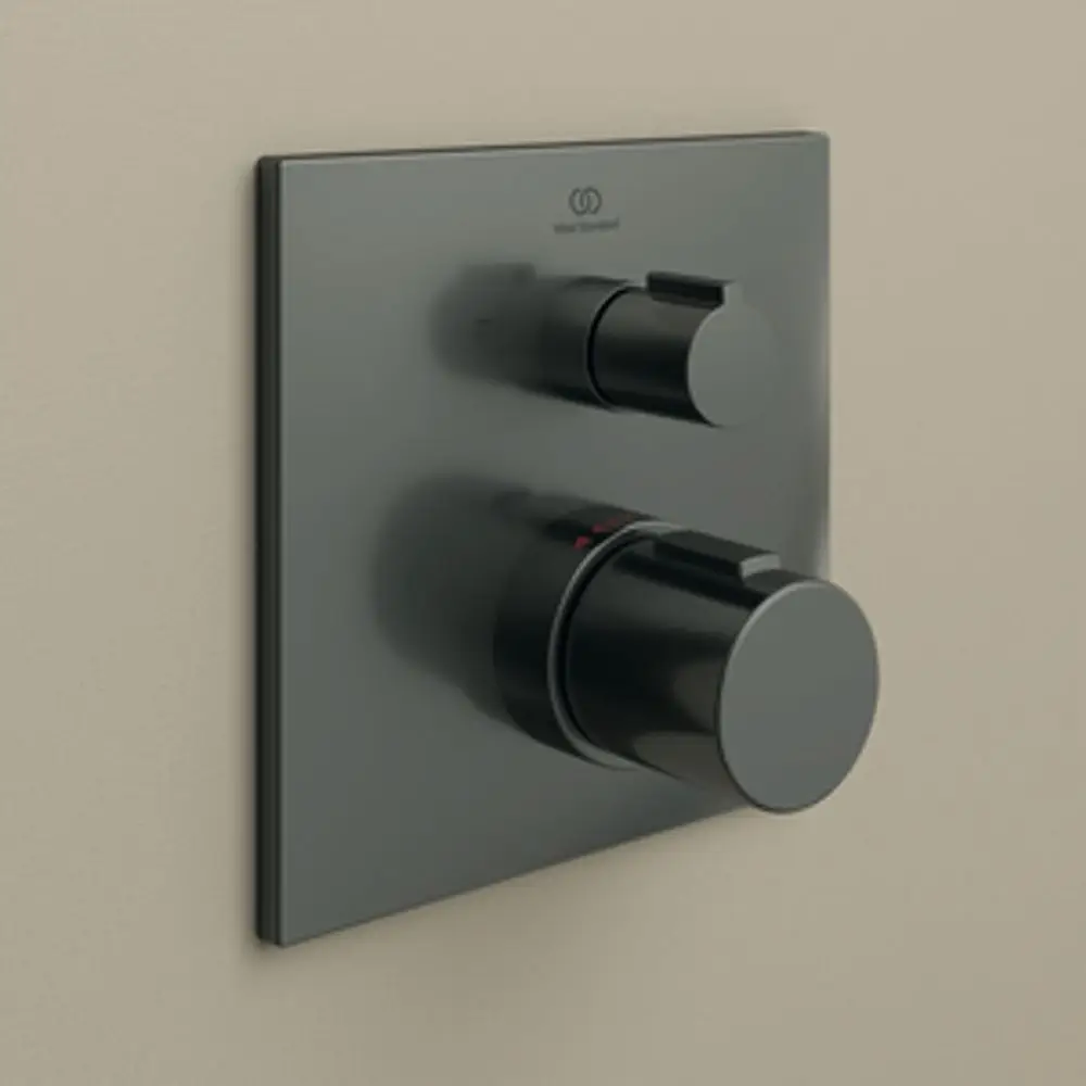 IS-Badethermostat-UP-Ceratherm-C100-BS2-Rosette-163x163mm-Magnetic-Grey-A7522A5 gallery number 11